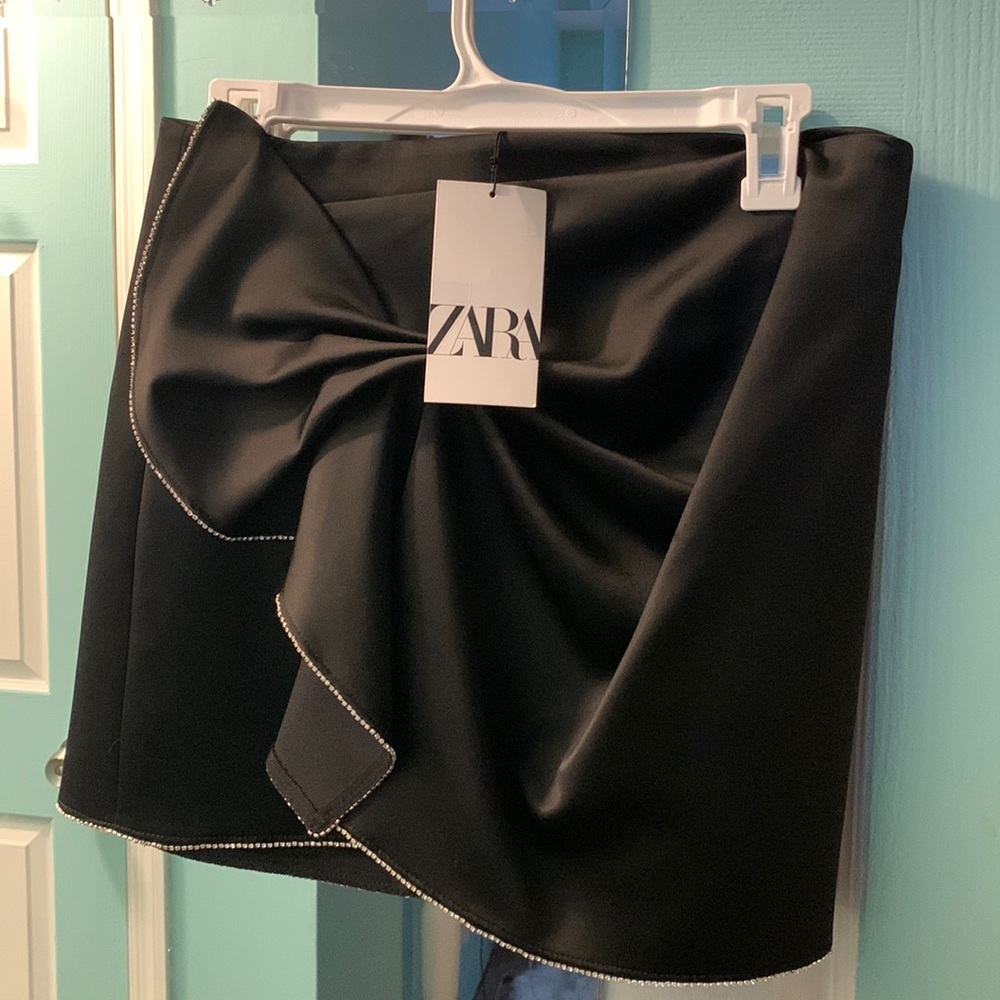 Zara rhinestone bow skirt